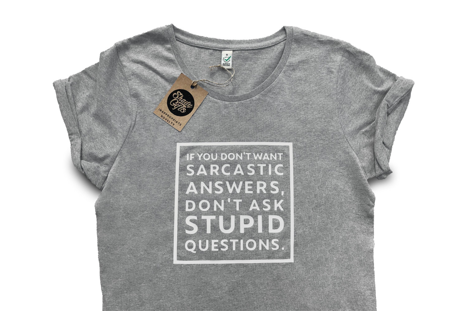 Sarcastic Tee White 1