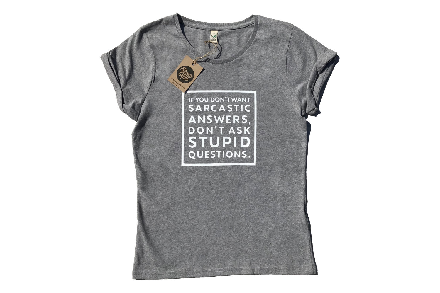 Sarcastic Tee White 2